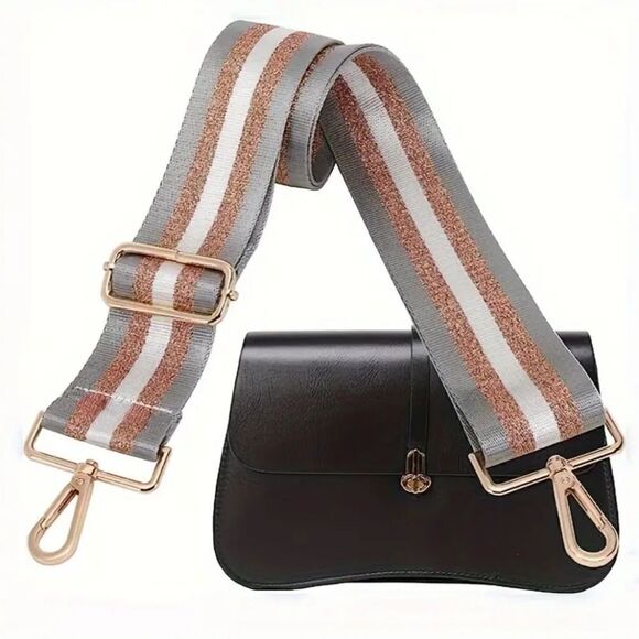 Replacement strap for bag, wide shoulder strap, adjustable canvas straps - Picture 1 of 13